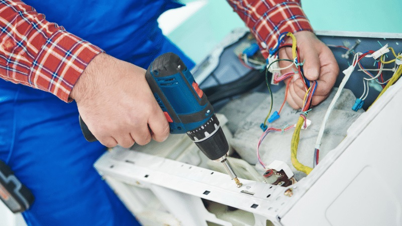 Akyazı Samsung Samsung çamaşır makinesi kart tamiri – Su almama arızası orijinal parça ile giderildi. - Teknik servis örneği
